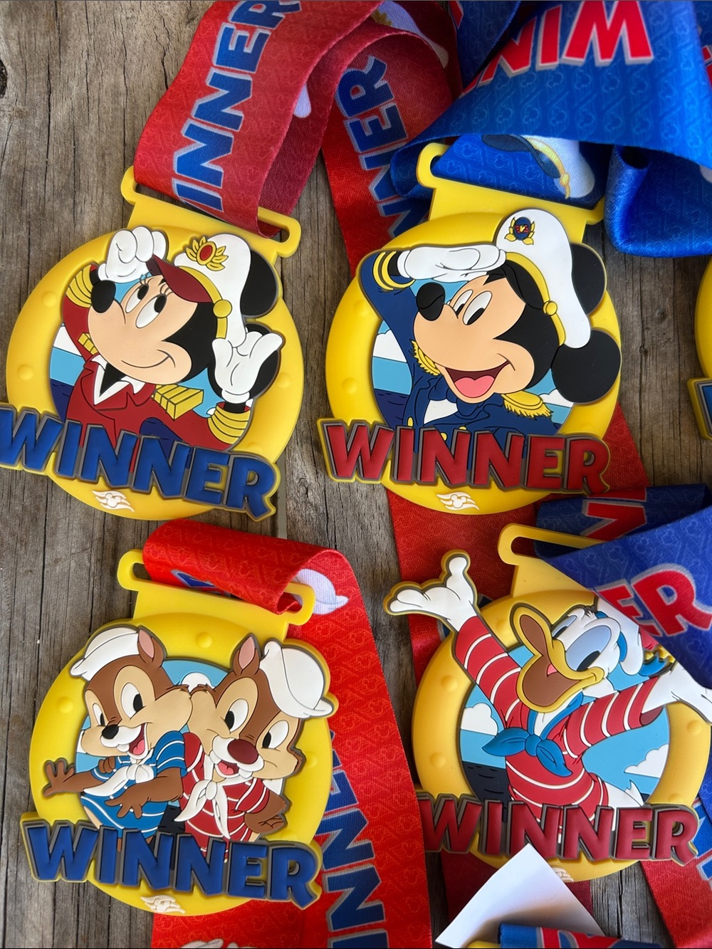 7 Authentic Disney.
Cruise Line DCL Trivia
Winner Medallions MEDALS Set of 7 - Picture 3 of 5